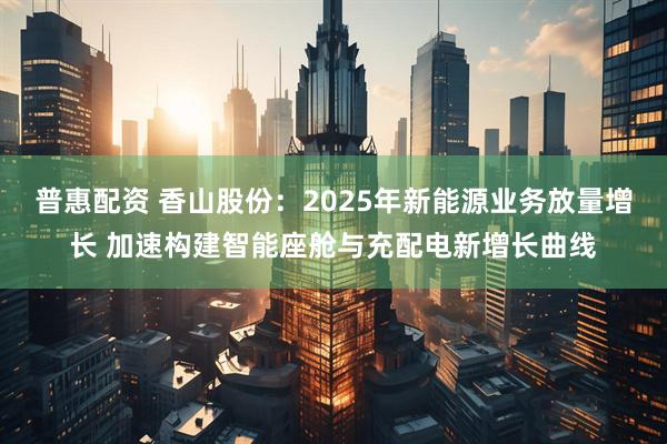 普惠配资 香山股份:2025年新能源业务放量增长 加速构建智能座舱与充配电新增长曲线